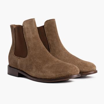 Buty Chelsea Męskie Thursday Boots Cavalier Zamszowe Brązowe | PL23HAP