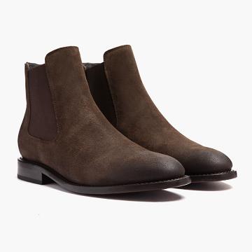 Buty Chelsea Męskie Thursday Boots Cavalier Zamszowe Kawa | PL24GSO