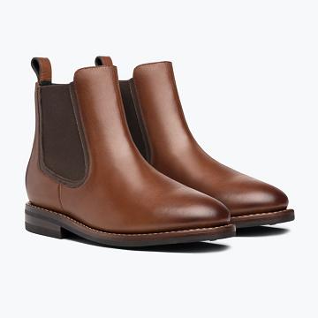 Buty Chelsea Męskie Thursday Boots Duke Skórzane Brązowe | PL26DFM
