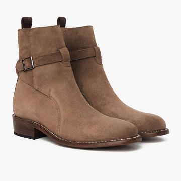 Buty Chelsea Męskie Thursday Boots Rogue Zamszowe Brązowe | PL39MQZ