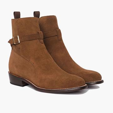 Buty Chelsea Męskie Thursday Boots Rogue Zamszowe Rugged & Resilient Kawa | PL40NWY