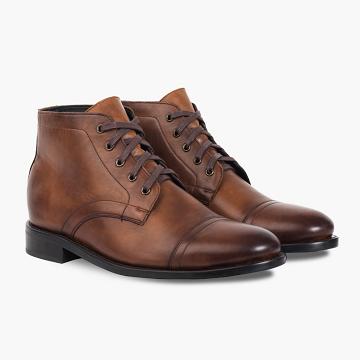 Buty Chukka Męskie Thursday Boots Cadet Skórzane Brązowe | PL43CTV
