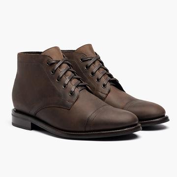 Buty Chukka Męskie Thursday Boots Cadet Skórzane Kawa | PL46LIS