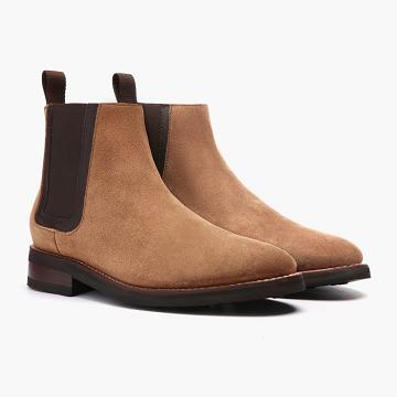 Buty Chukka Męskie Thursday Boots Duke Zamszowe Brązowe | PL51FDN