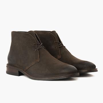 Buty Chukka Męskie Thursday Boots Scout Zamszowe Ciemny Oliwkowe | PL59YXF