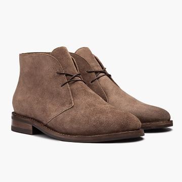 Buty Chukka Męskie Thursday Boots Scout Zamszowe Rugged & Resilient Brązowe | PL64QMA
