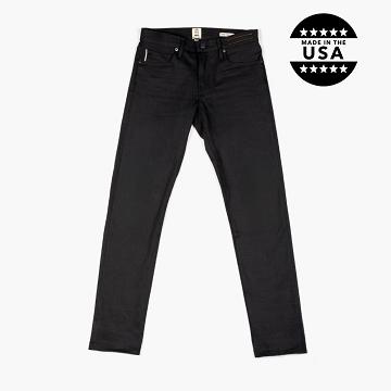 Jeansy Męskie Thursday Boots Pen Slim Fit Bawełniane Czarne | PL274NWY