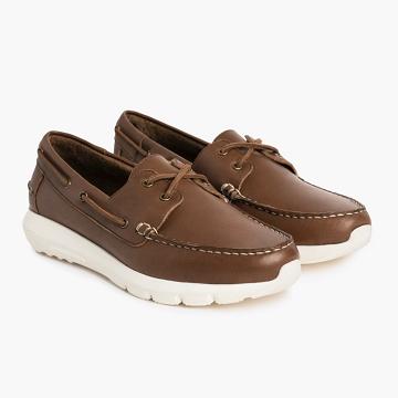 Kozaki Męskie Thursday Boots Handsewn Runner Skórzane Brązowe | PL190TCE