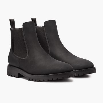 Kozaki Męskie Thursday Boots Legend Skórzane Czarne | PL193WNB
