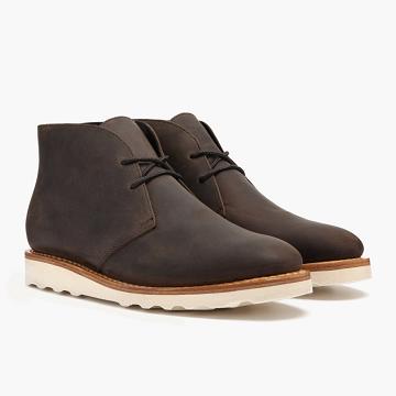 Kozaki Męskie Thursday Boots Scout Skórzane Rugged & Resilient Kawa | PL209PLL