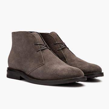 Kozaki Sznurowane Męskie Thursday Boots Scout Zamszowe Szare | PL125KOR