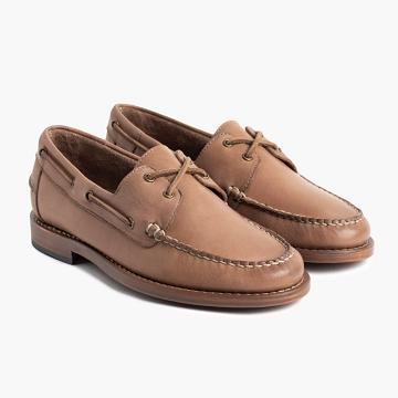 Loafersy Męskie Thursday Boots Handsewn Skórzane Brązowe | PL262AHK