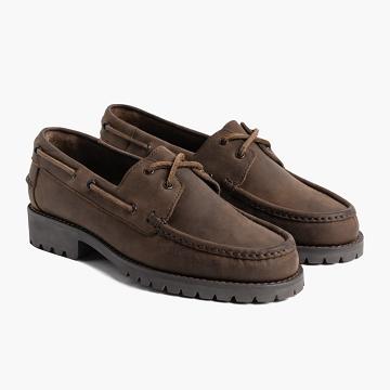 Loafersy Męskie Thursday Boots Handsewn Skórzane Kawa | PL264OKI