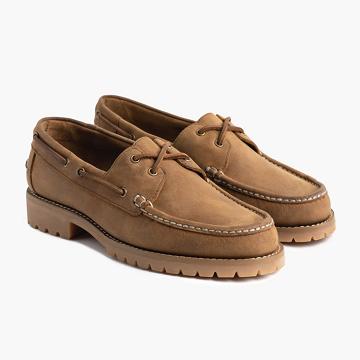 Loafersy Męskie Thursday Boots Handsewn Skórzane Klasyczne Brązowe | PL265ILH