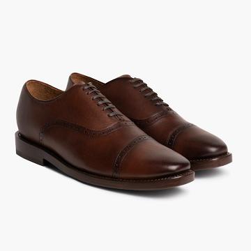 Mokasyny Męskie Thursday Boots Broadway Skórzane Kawa | PL242TCE