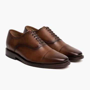Mokasyny Męskie Thursday Boots Executive Skórzane Rugged & Resilient Brązowe | PL250VRW