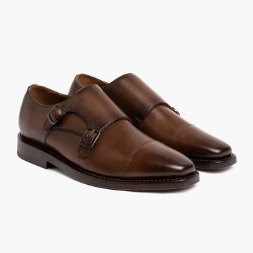 Mokasyny Męskie Thursday Boots Saint Skórzane Kawa | PL257HAP