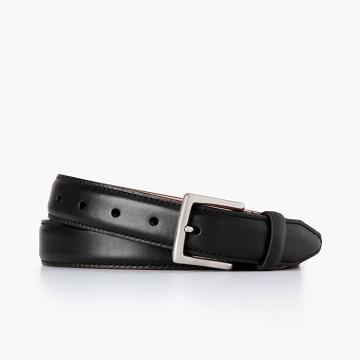 Paski Damskie Thursday Boots Klasyczne Skórzane Czarne | PL390DFM31