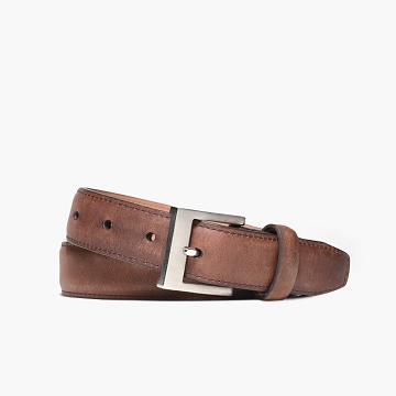 Paski Męskie Thursday Boots Klasyczne Skórzane Rugged Brązowe | PL18XYU