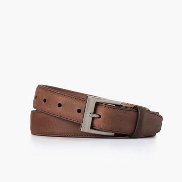Paski Męskie Thursday Boots Klasyczne Skórzane Arizona Resilient Brązowe | PL296EBC