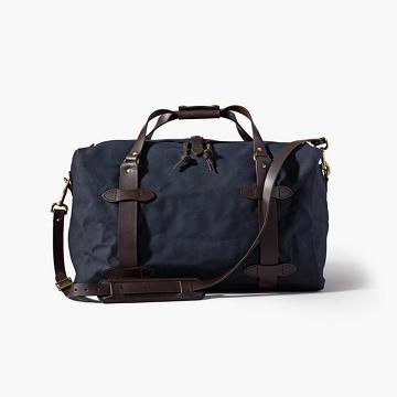 Plecaki Męskie Thursday Boots Rugged Twill Duffle Skórzane Granatowe | PL290OKI