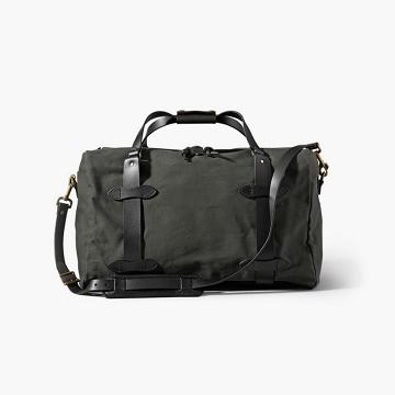 Plecaki Męskie Thursday Boots Rugged Twill Duffle Skórzane Zielone | PL291ILH