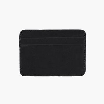 Portfele Męskie Thursday Boots Card Holder Skórzane Czarne | PL169MQZ