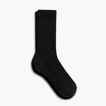 Skarpety Damskie Thursday Boots Sodello Klasyczne Crew Bawełniane Czarne | PL390DFM44