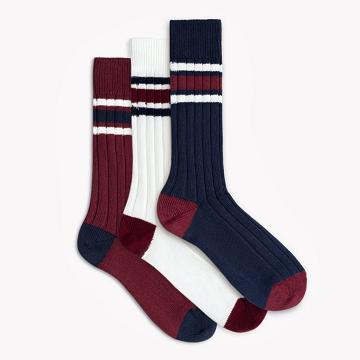 Skarpety Damskie Thursday Boots Sodello Legacy Bawełniane 3-Pack Kolorowe | PL390DFM50