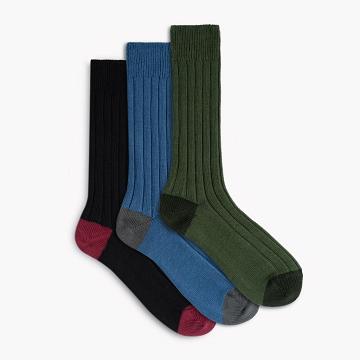 Skarpety Męskie Thursday Boots Sodello Legacy Bawełniane 3-Pack Kolorowe | PL3PJJ