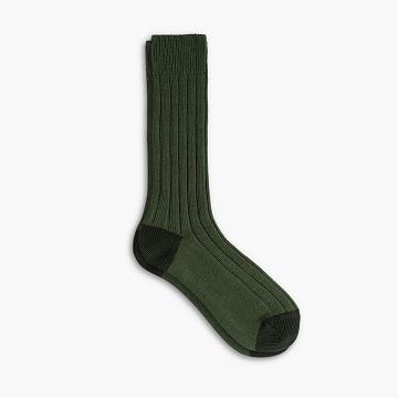 Skarpety Męskie Thursday Boots Sodello Legacy Bawełniane Zielone | PL7YXF