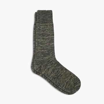 Skarpety Męskie Thursday Boots Sodello Marled Bawełniane Oliwkowe | PL11WNB