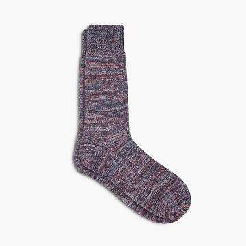 Skarpety Męskie Thursday Boots Sodello Marled Bawełniane Fioletowe | PL8TCE