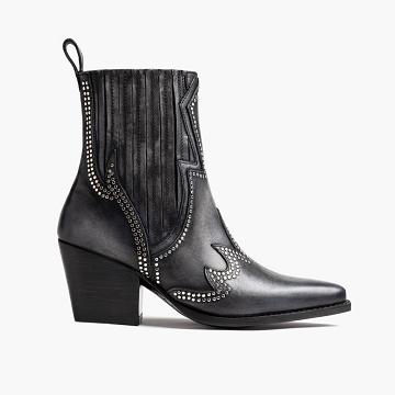 Wysokie Obcasy Damskie Thursday Boots Boots Icon Skórzane Szare | PL400EBC